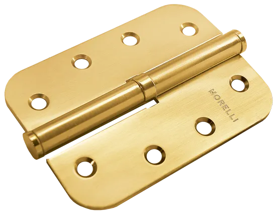 Петля карточная разъемная MSND-C 100X70X2.5 SG L с подшипником стальная левая, врезная, цвет матовое золото фото купить Ульяновск