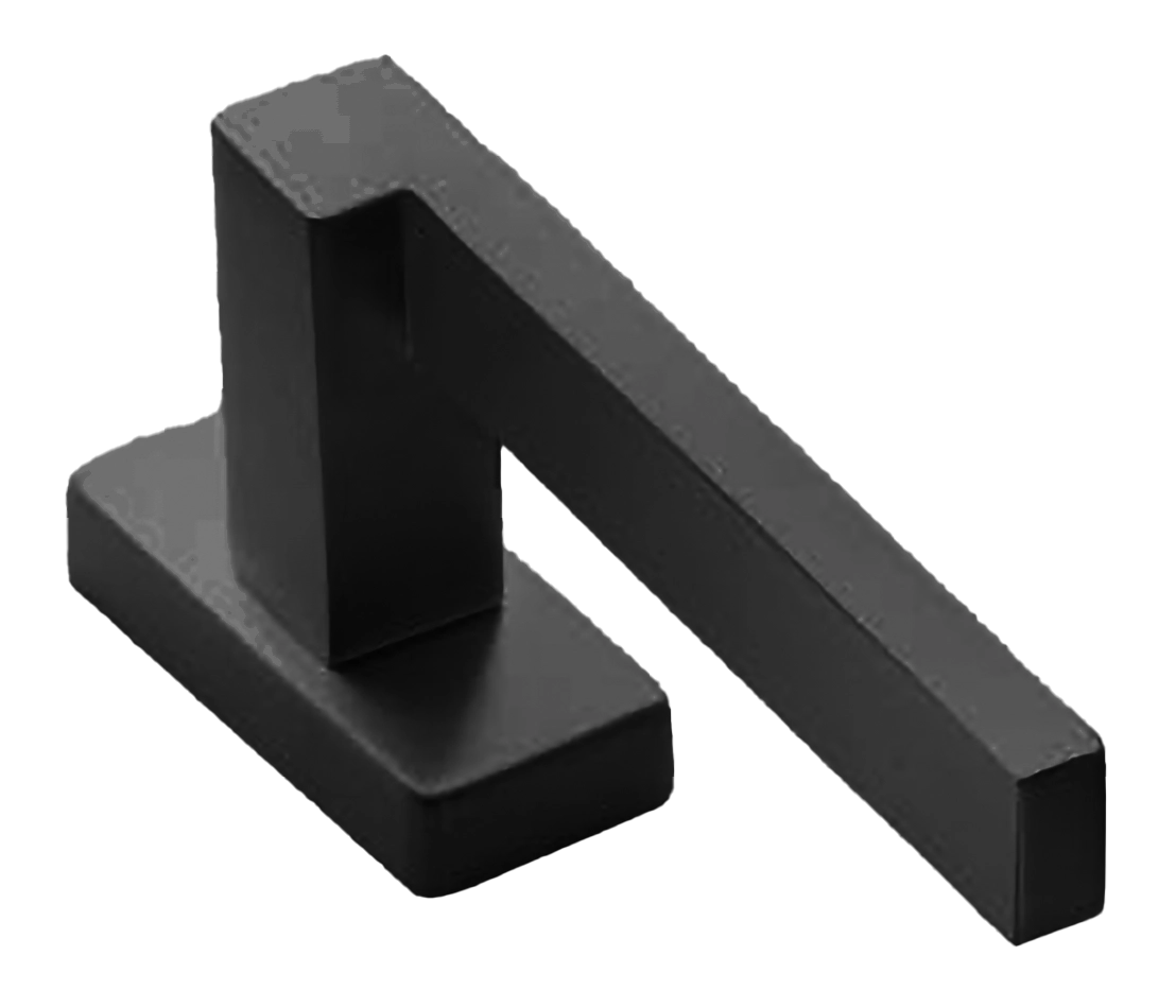 Ручка оконная STONE W1 NERO, цвет - черный фото 1 Ручка оконная STONE W1 NERO, цвет - черный фото купить Ульяновск
