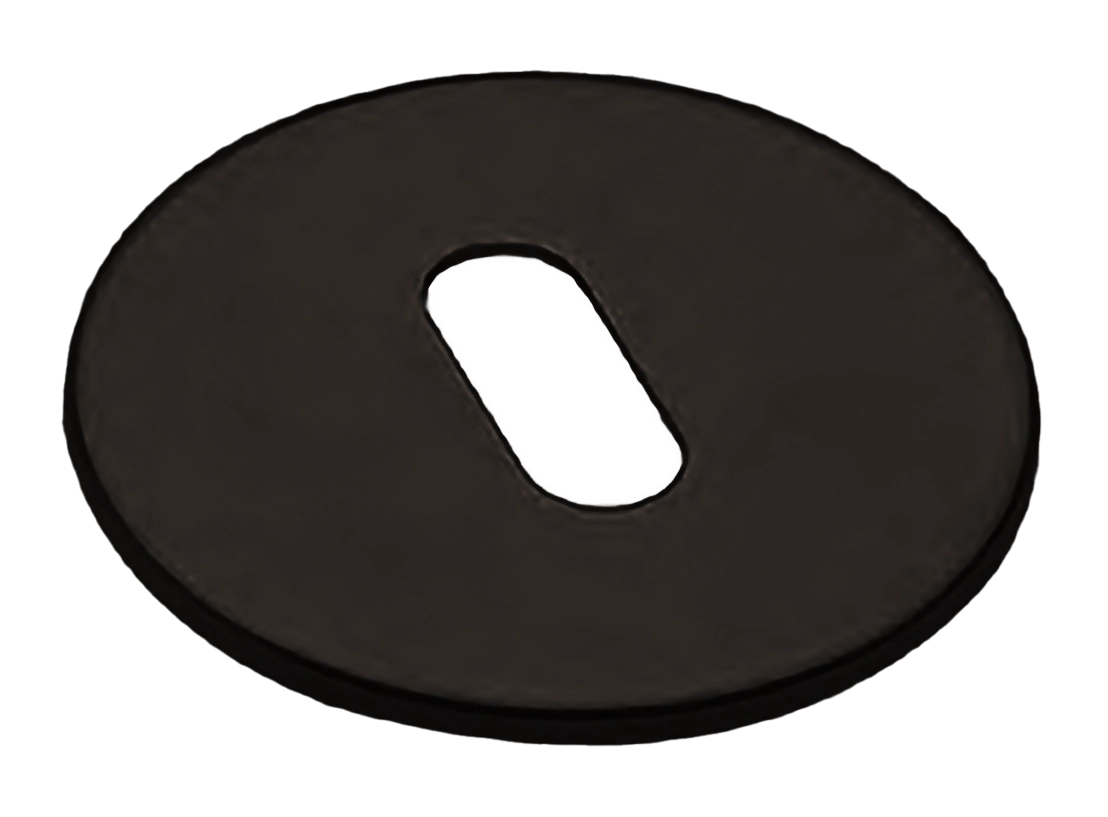 Накладка на ключевой цилиндр LUX-FK-R5 ANT на круглой розетке под ключ буратино, цвет - антрацит фото купить Ульяновск