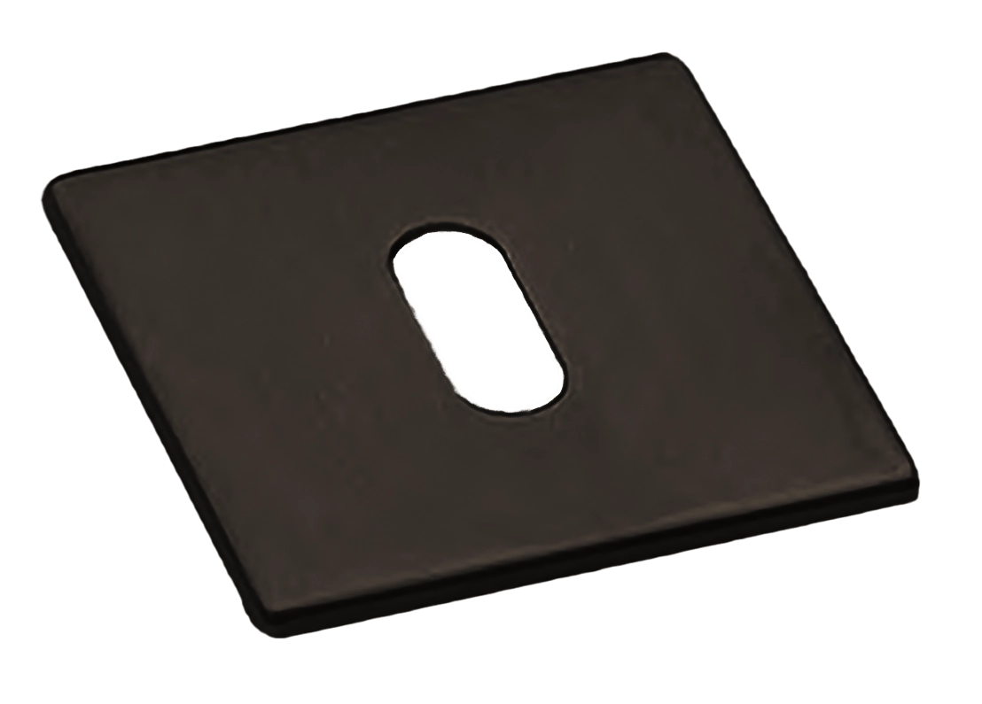 Накладка на ключевой цилиндр LUX-FK-S5 ANT на квадратной розетке под ключ буратино, цвет - антрацит фото купить Ульяновск