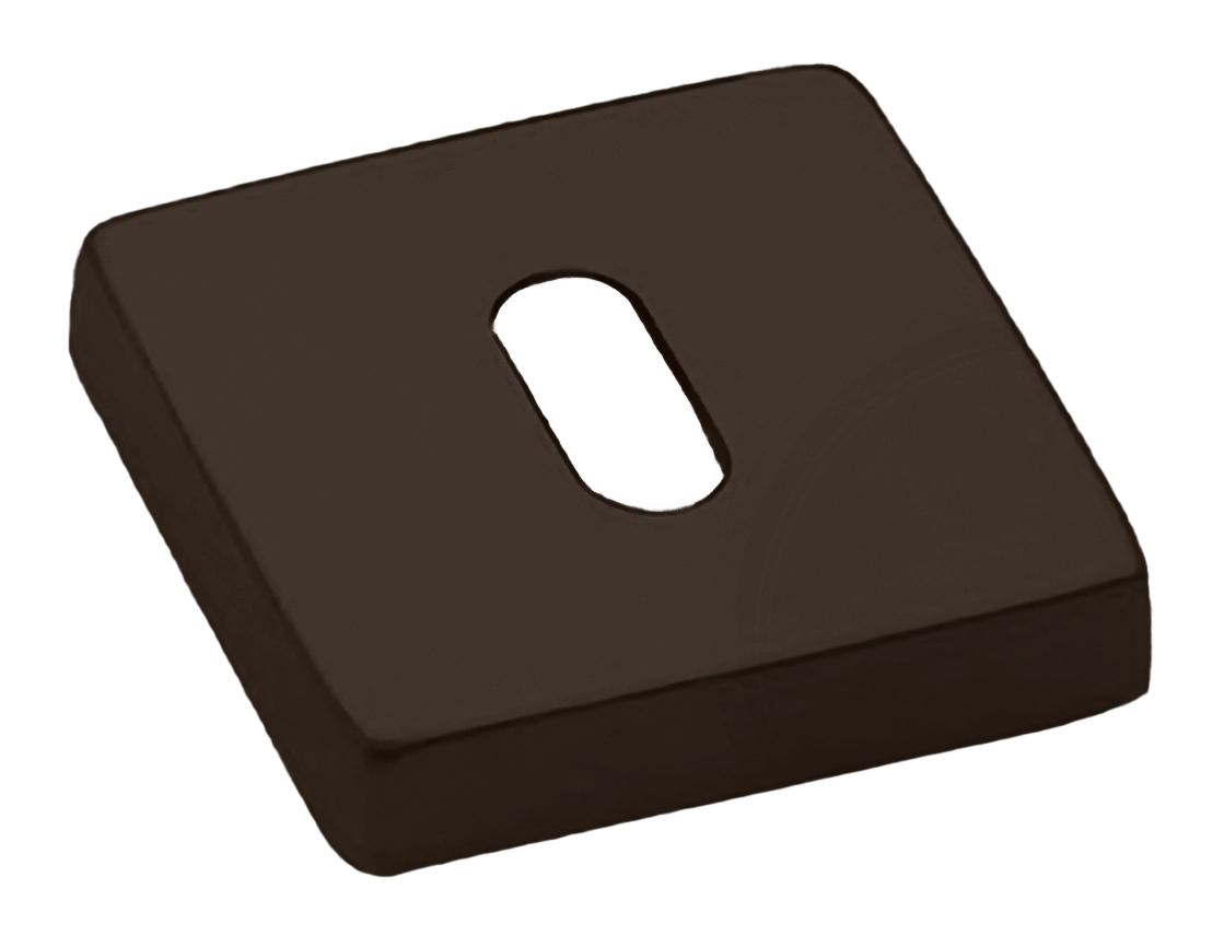 Накладка на ключевой цилиндр LUX-FK-S4-E ANT на квадратной розетке под ключ буратино, цвет - антрацит фото купить Ульяновск