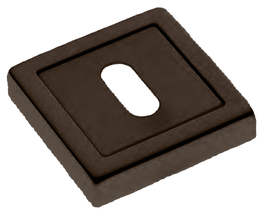 Накладка на ключевой цилиндр LUX-FK-S3 ANT на квадратной розетке под ключ буратино, цвет - антрацит фото купить Ульяновск