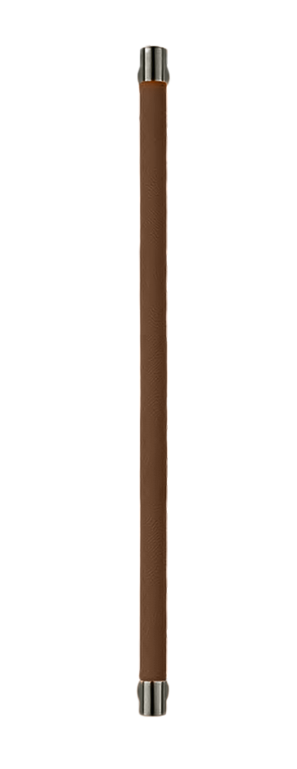 Ручка-скоба HIDE LEATHER PH/B ANT/TESTA DI MORO, цвет - антрацит/темно-коричневый фото купить Ульяновск