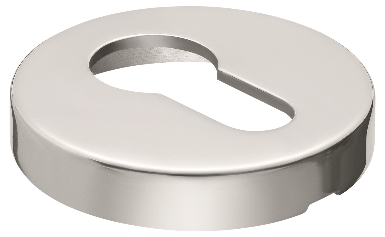 LUX-KH-R2 NIK, накладка на ключевой цилиндр на круглой розетке, цвет - никель фото купить в Ульяновске