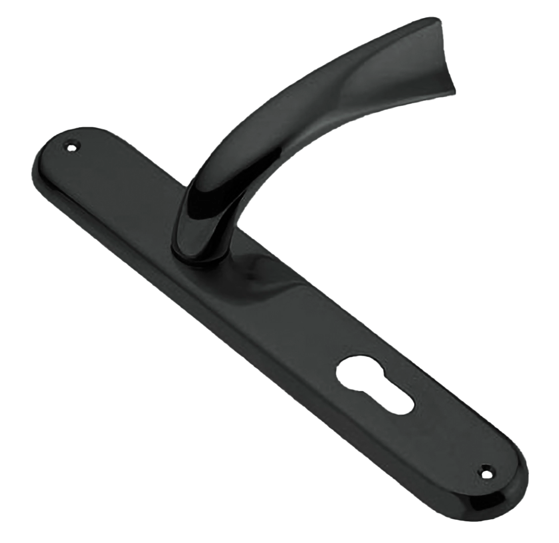 Ручка дверная на планке TENDER PL NIN, цвет черный никель, латунь фото купить в Ульяновске