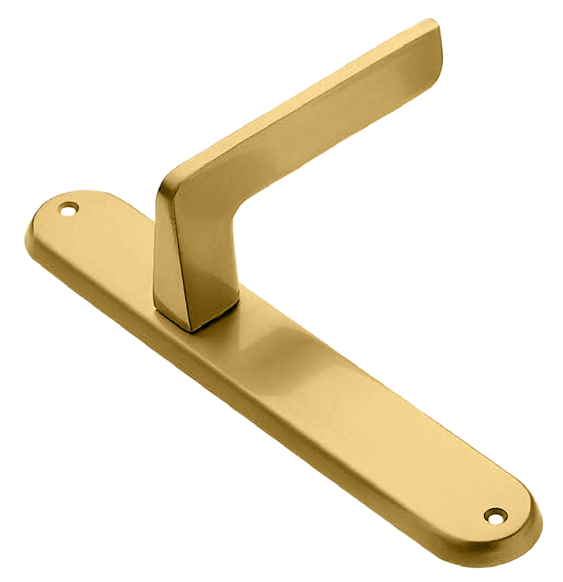 Ручка дверная на планке ROCK PL OSA, цвет матовое золото, латунь фото купить в Ульяновске