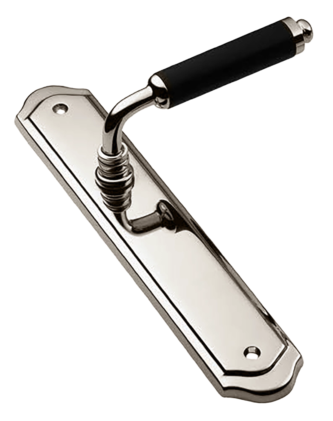 Ручка дверная на планке RIVA PL NIK, цвет никель, латунь фото купить в Ульяновске