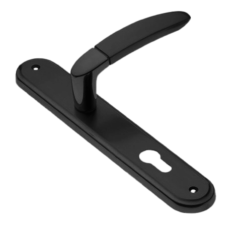 Ручка дверная на планке SAIL PL NERO, цвет черный, латунь фото купить в Ульяновске