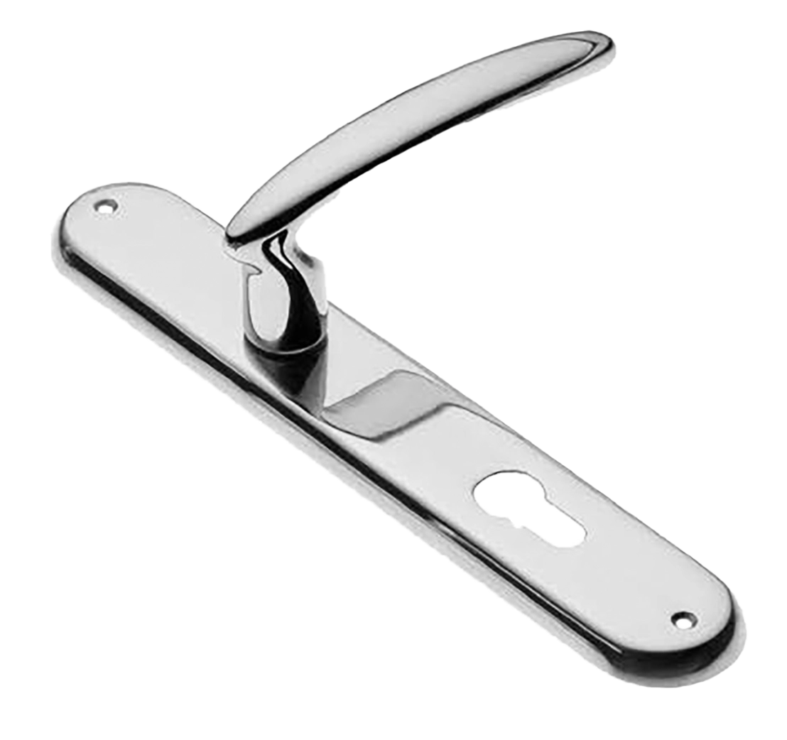 Ручка дверная на планке FLAMINGO PL CRO, цвет хром, латунь фото купить в Ульяновске