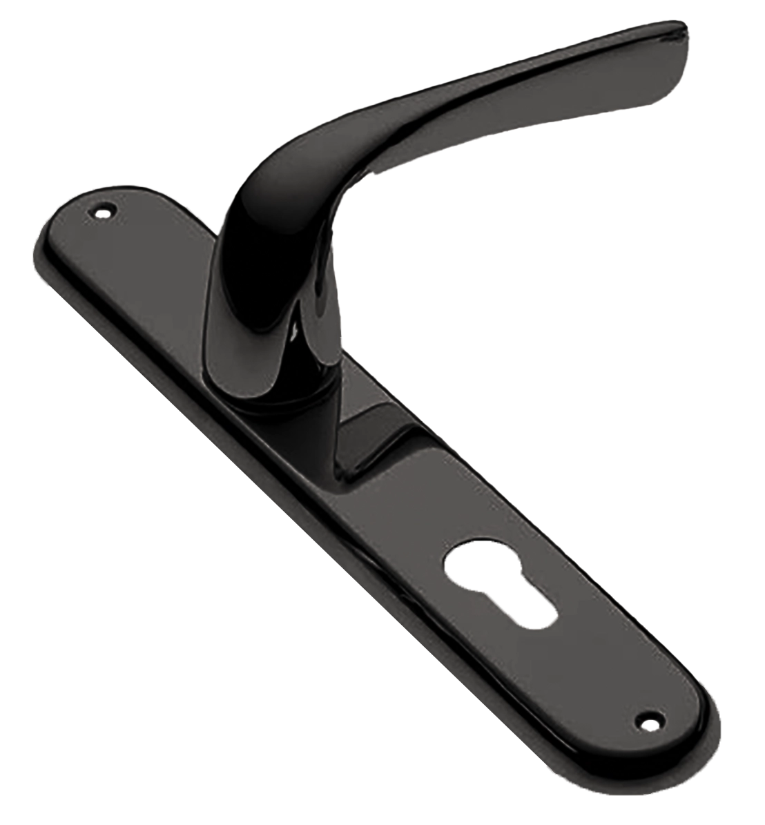 Ручка дверная на планке LE MANS PL NIN, цвет черный никель, латунь фото купить в Ульяновске