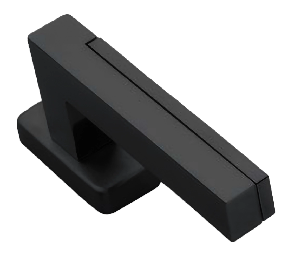 Ручка оконная ISLAND W1 NERO на прямоугольной розетке, цвет черный, латунь фото купить в Ульяновске