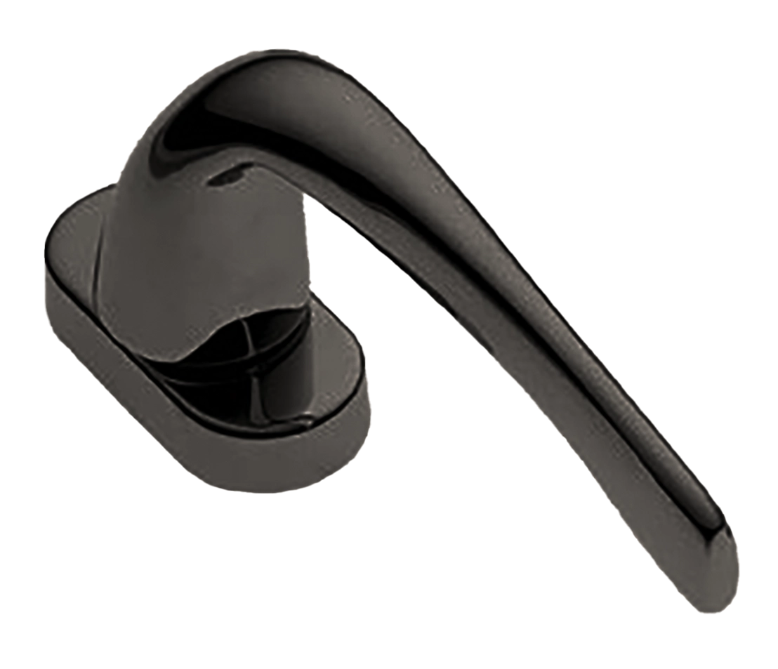 Ручка оконная LE MANS W1 NIN на прямоугольной розетке с 4-х позицион. механизмом, цвет черный никель, латунь фото купить в Ульяновске