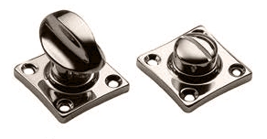 Завертка сантехническая LUX-WC-RIVA NIK на квадратной розетке цвет никель, ЦАМ фото купить в Ульяновске