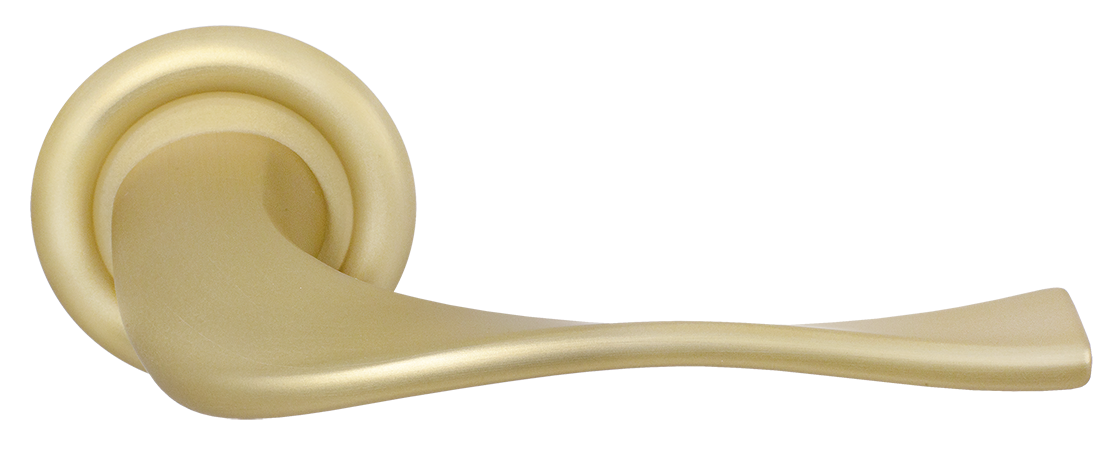 Ручка дверная SKYSCRAPER R7 AH на круглой розетке, цвет Осенний мёд/Autumn Honey фото купить Ульяновск