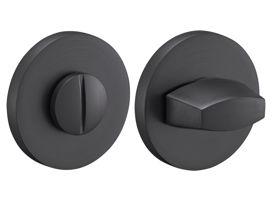 Завертка сантехническая MH-WC-R6 GR на круглой розетке, цвет графит, ЦАМ фото купить Ульяновск