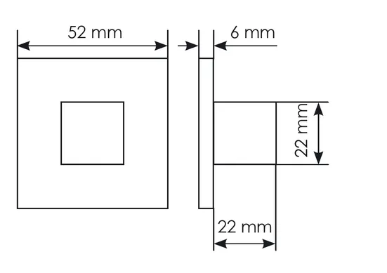 Комплект дверных ручек MH-54-S6 BL с заверткой MH-WC-S6 BL + замок M1895 BL, цвет черный фото дверная фурнитура Ульяновск