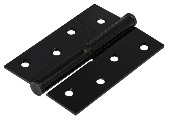 Петля карточная разъемная MSND 100X70X2.5 BL L с подшипником стальная левая, врезная цвет черный фото купить Ульяновск