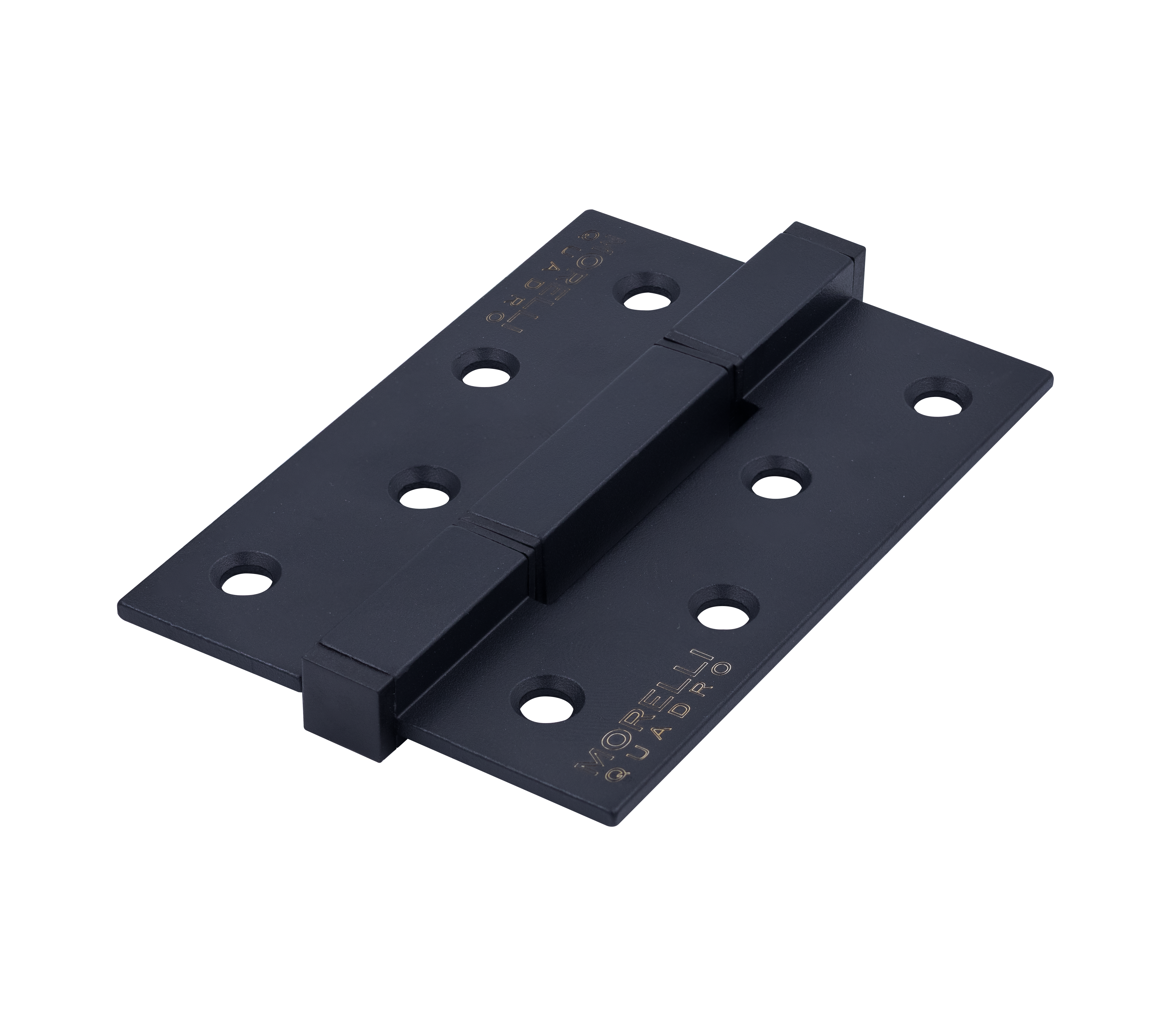 Петля алюминиевая QUADRO-2 BL без врезки на квадратной оси, цвет черный фото купить Ульяновск