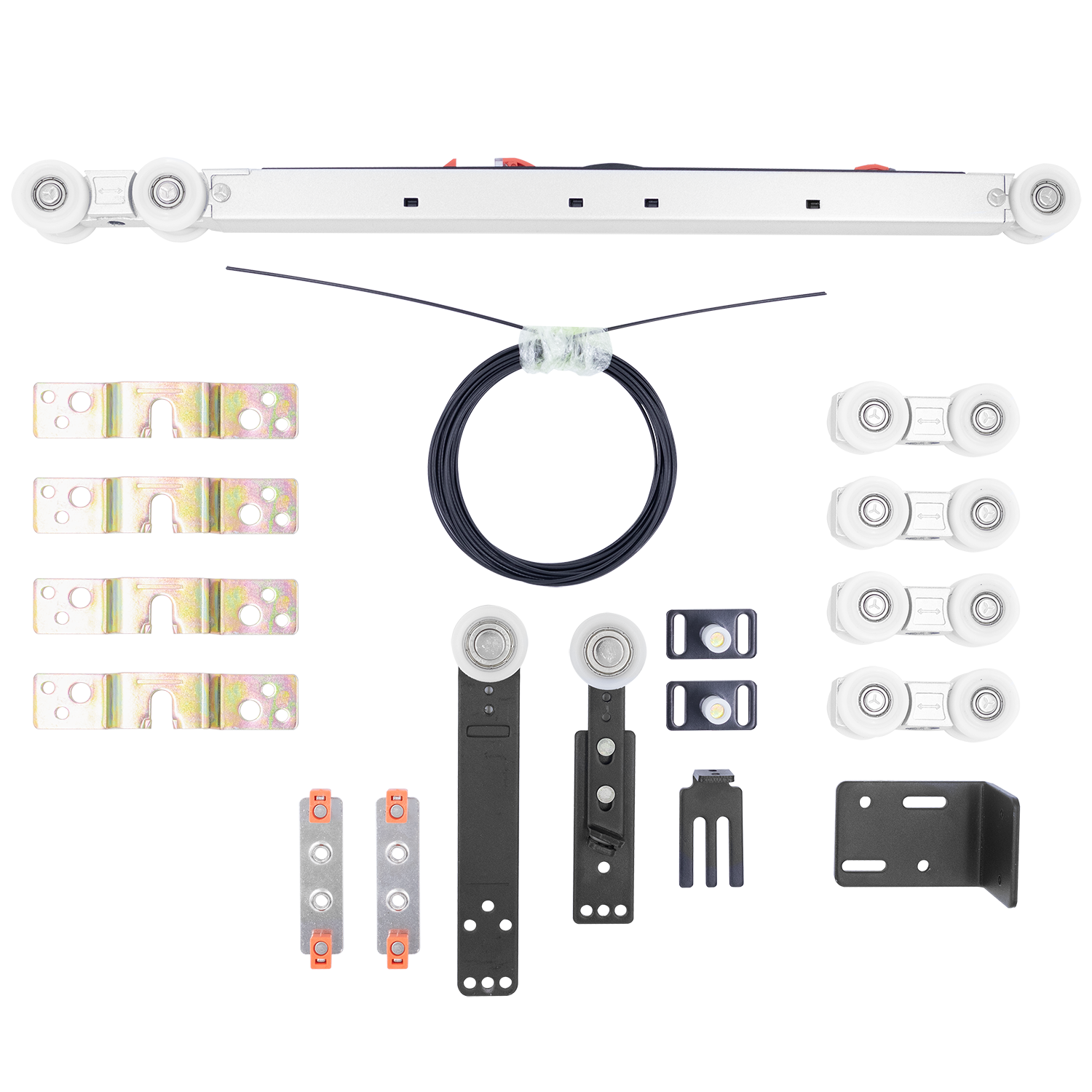 SET-TS 2+1, комплект системы TS для раздвижных дверей на 3 полотна (2 подвижных и 1 стационарное) фото купить Ульяновск