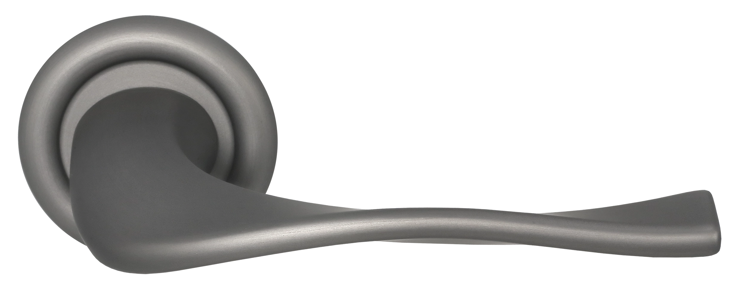 Ручка дверная SKYSCRAPER R7 WF на круглой розетке, цвет Зимняя стужа/Winter Frost фото купить Ульяновск