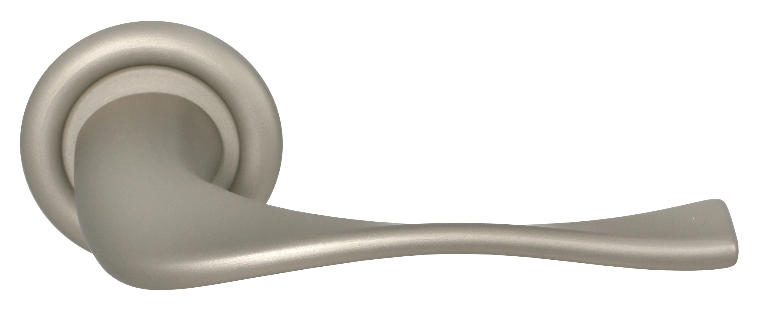 Ручка дверная SKYSCRAPER R7 SMI на круглой розетке, цвет Весенняя дымка/Spring Mist фото купить Ульяновск