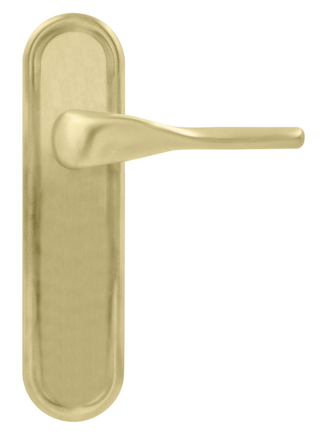 Ручка дверная LVB PLR AH на планке, цвет Осенний мёд/Autumn Honey фото купить в Ульяновске