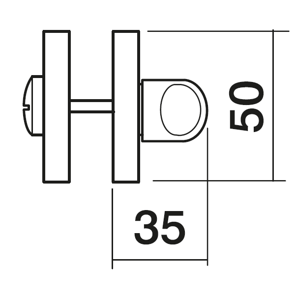 LUX-WC-R3 OBR, завертка сантехническая, цвет - кофе фото купить в Ульяновске